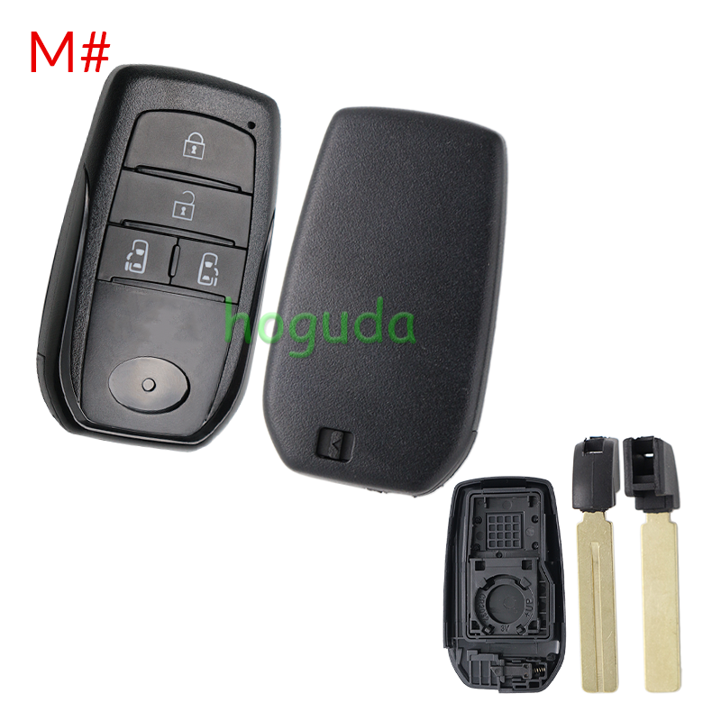 For Toyota 2/2+1/3/3+/1/4/4+1/5/5+1 button remote key blank with key Blade,please choose the key button