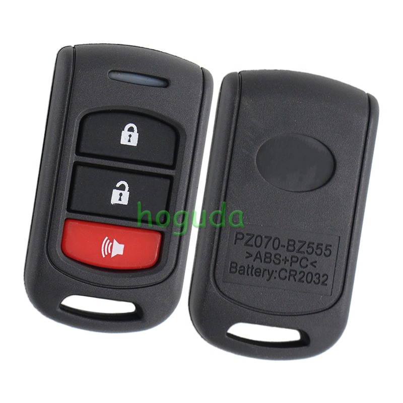 For Toyota 2+1 button key shell  for  the Indian market