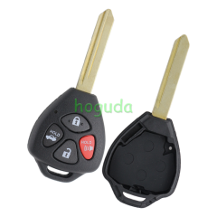 For high quality GTL Toyota 3+1 button remote key blank with toy47 blade enhanced version