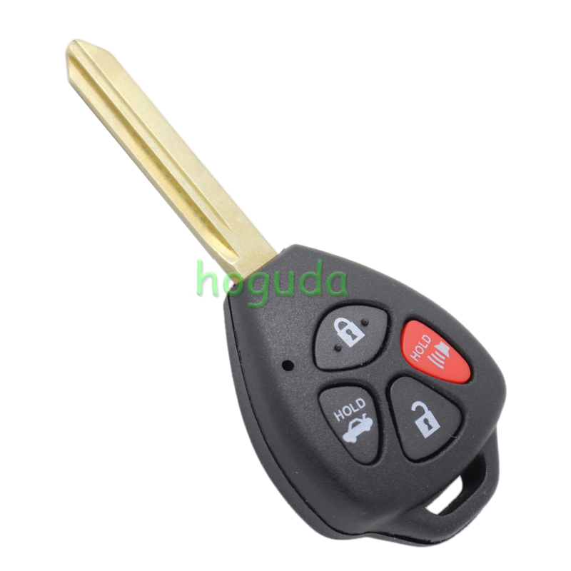 For high quality GTL Toyota 3+1 button remote key blank with toy47 blade enhanced version