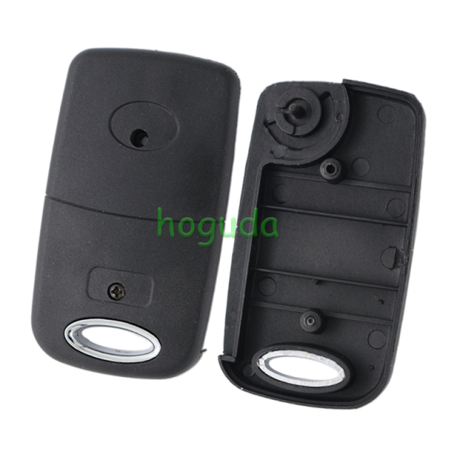 For Toyota 2 button modified folding remote key blank with Toy47 blade