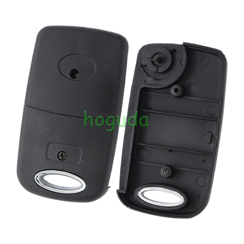 For Toyota 2 button modified folding remote key blank with Toy47 blade