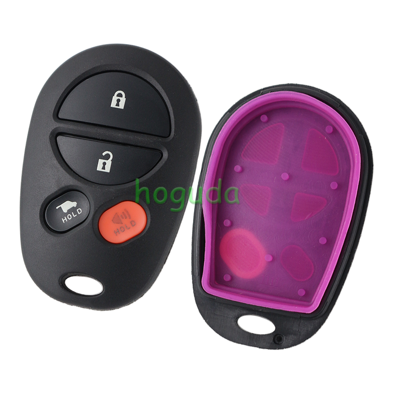For Toyota 4 button remote key blank