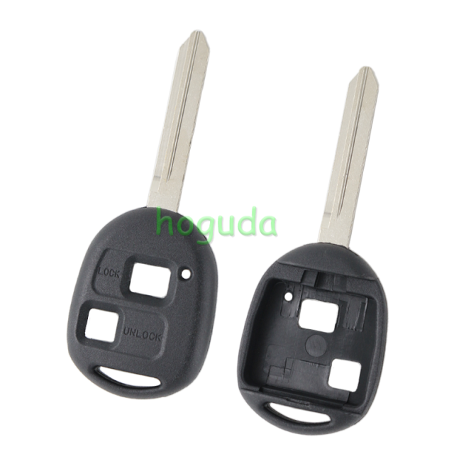 For High quality GTL Toyota 2 button remote key blank with TOY47 blade