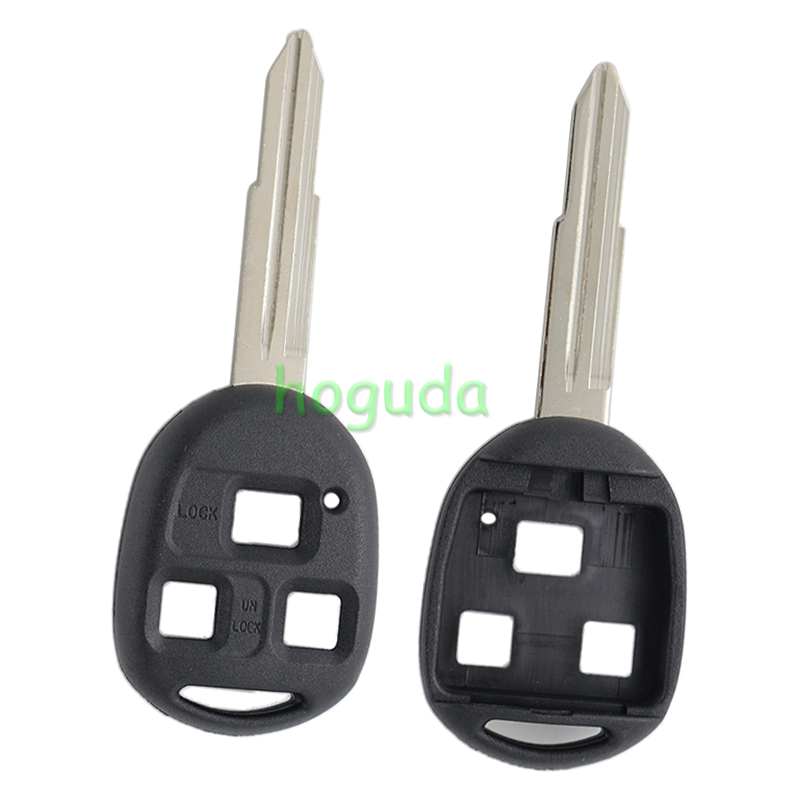 For High quality GTL Toyota 3 button remote key blank with TOY41 blade