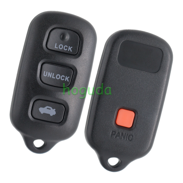 For Toyota 3+1 button key blank (the panic button is square)