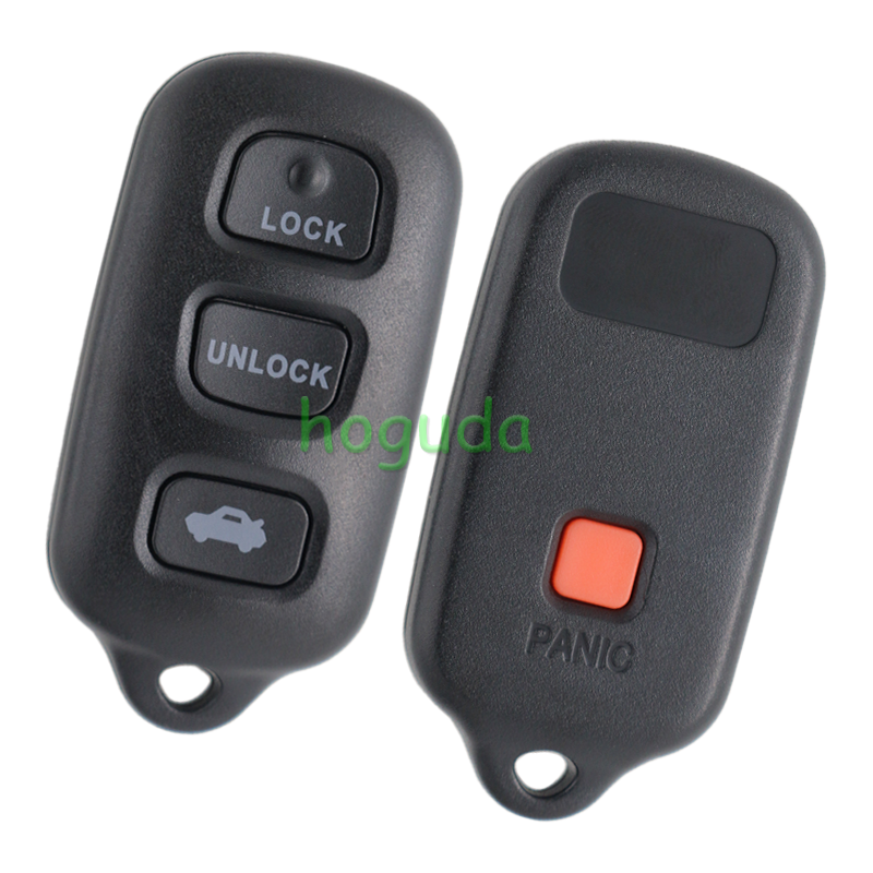 For Toyota 3+1 button key blank (the panic button is square)