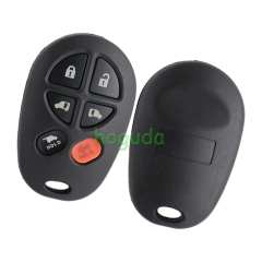 For Toyota 6 button remote key shell