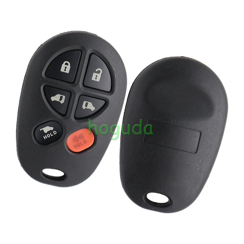 For Toyota 6 button remote key shell