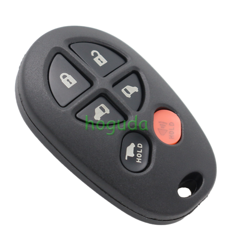 For Toyota 6 button remote key shell