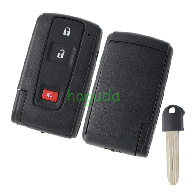 For Toyota Daihatsu 2+1 button remote key blank with Key Blade
