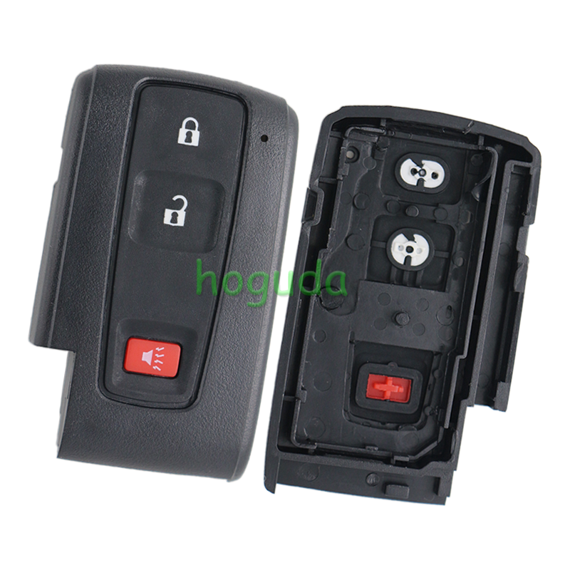 For Toyota Daihatsu 2+1 button remote key blank with Key Blade