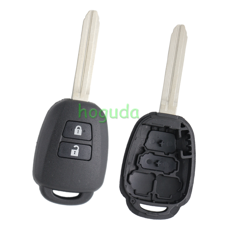 For high quality GTL Toyota 2 button remote key blank enhanced version