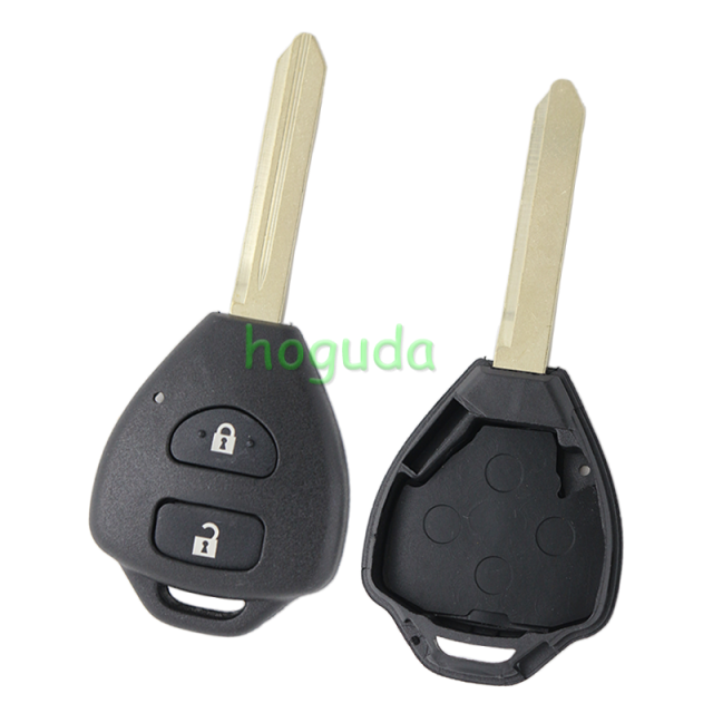 For high quality GTL Toyota 2 button remote key blank with toy47 blade enhanced version