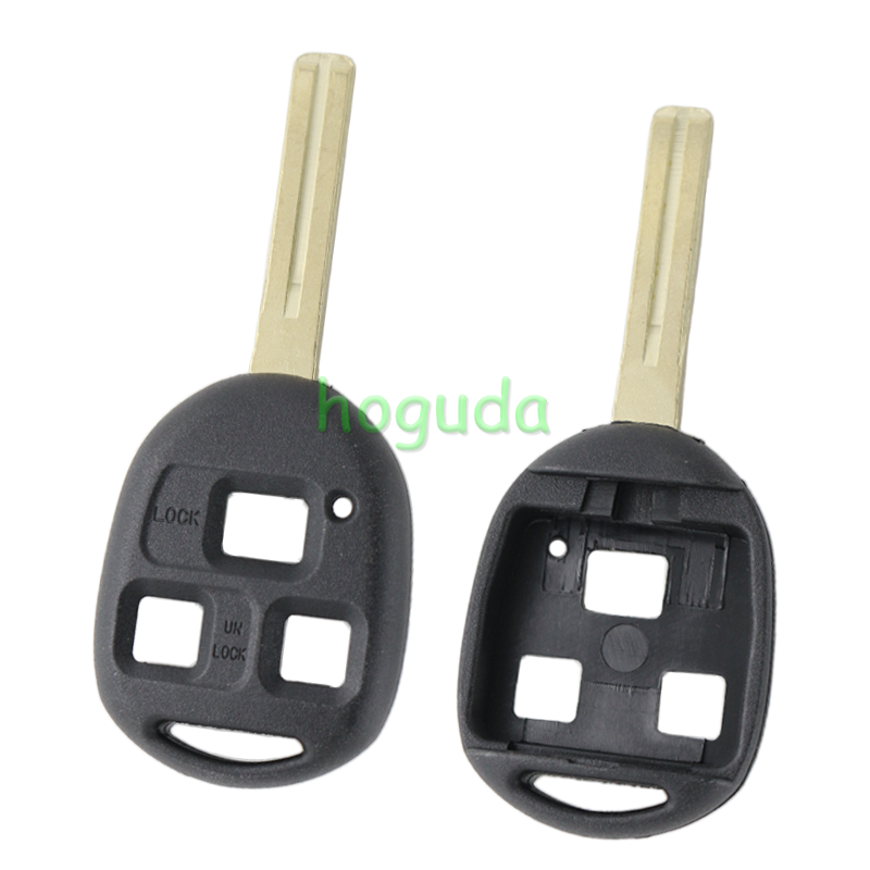 For High quality GTL Toyota 3 button remote key blank with TOY48 blade