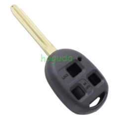For High quality Toyota 3 button remote key blank with TOY43 blade