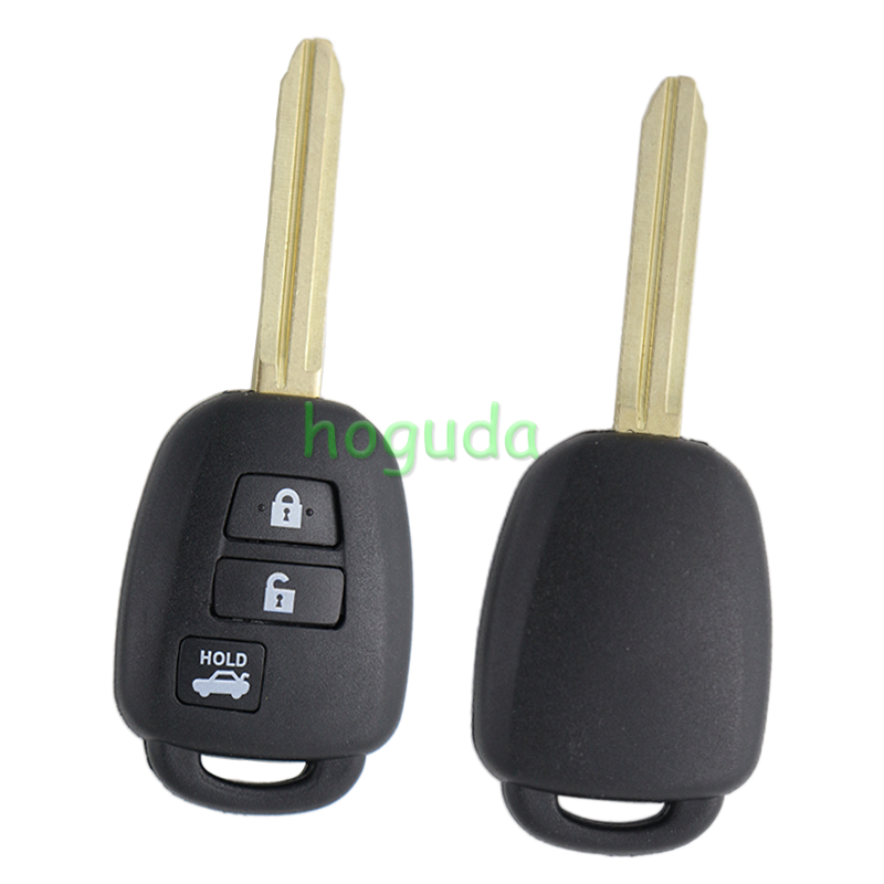 For high quality GTL Toyota 3 button remote key blank enhanced version