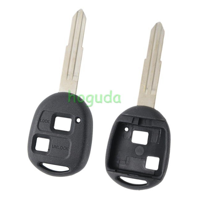 For High quality GTL Toyota 2 button remote key blank with TOY41 blade