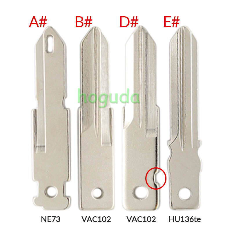 For Renault 3 button Key shell with blade , please choose the blade which you need