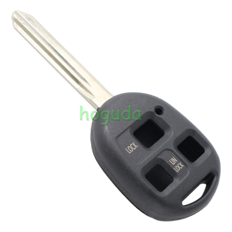 For High quality GTL Toyota 3 button remote key blank with TOY47 blade