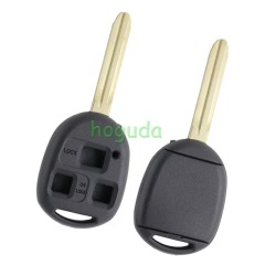 For High quality Toyota 3 button remote key blank with TOY43 blade