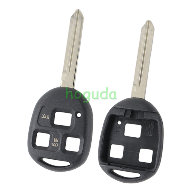 For High quality GTL Toyota 3 button remote key blank with TOY47 blade