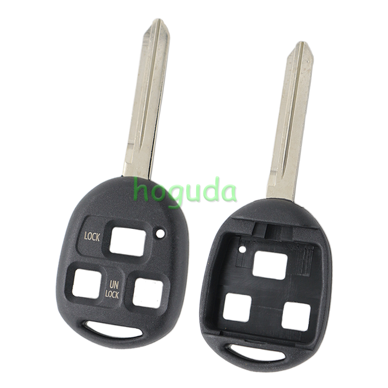 For High quality GTL Toyota 3 button remote key blank with TOY47 blade