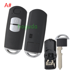 For Mazda 2/2+1/3/3+1/4 buttons remote key blank .3 part of the key