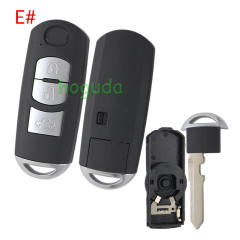 For Mazda 2/2+1/3/3+1/4 buttons remote key blank .3 part of the key