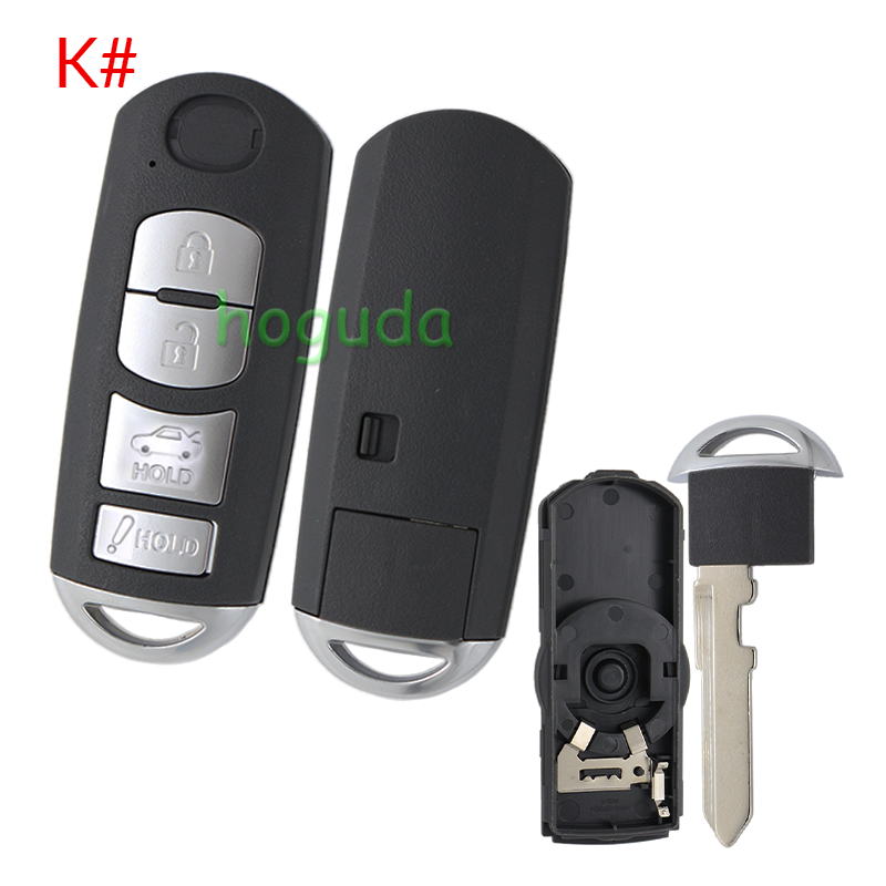 For Mazda 2/2+1/3/3+1/4 buttons remote key blank .3 part of the key