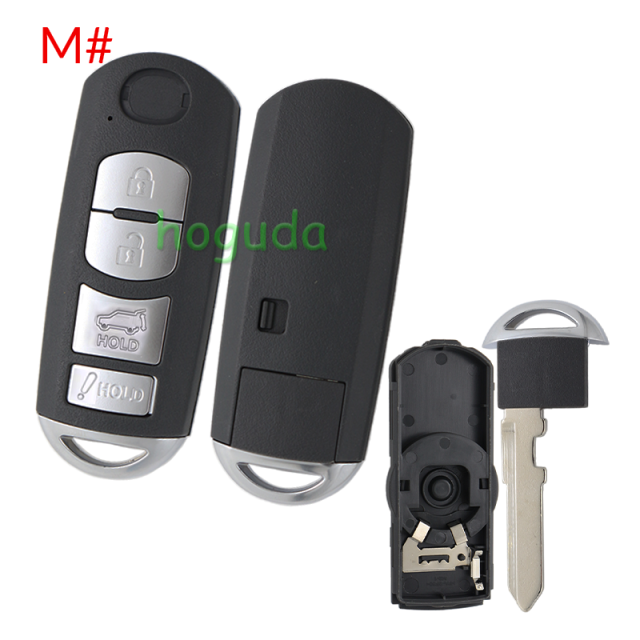 For Mazda 2/2+1/3/3+1/4 buttons remote key blank .3 part of the key