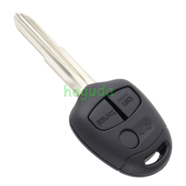 For GTL Mitsubish 3 button remote key blank with Left Blade