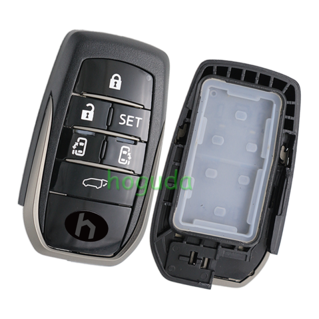 For Toyota 6 button remote key blank
