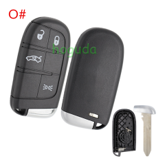 For Chrysler 2/2+1/3/3+1/4+1/5 button remote key shell without logo