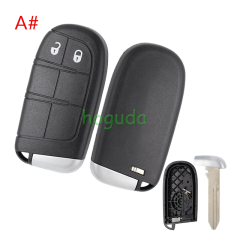 For Chrysler 2/2+1/3/3+1/4+1/5 button remote key shell without logo