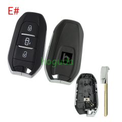 For Peugeot 3 button remote key blank with HU83 blade Please choose the button.