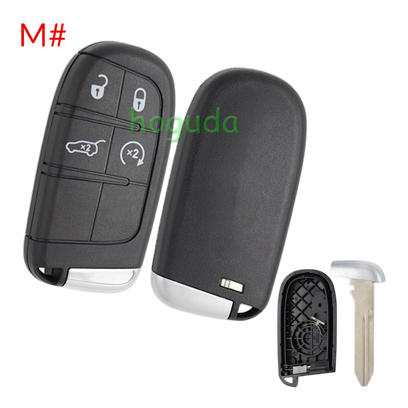 For Chrysler 2/2+1/3/3+1/4+1/5 button remote key shell without logo