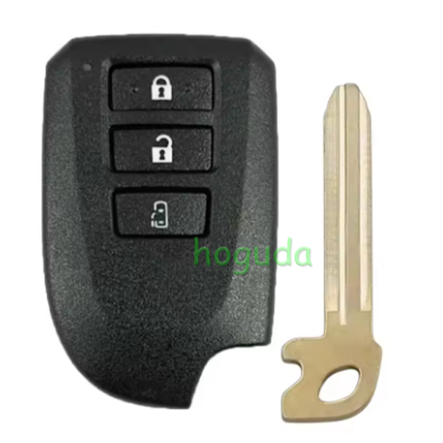 For Toyota Yaris VIOS 3 button smart car key shell