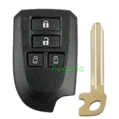 For Toyota Yaris VIOS 4 button smart car key shell