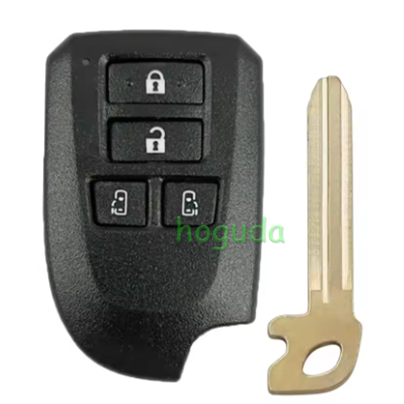 For Toyota Yaris VIOS 4 button smart car key shell
