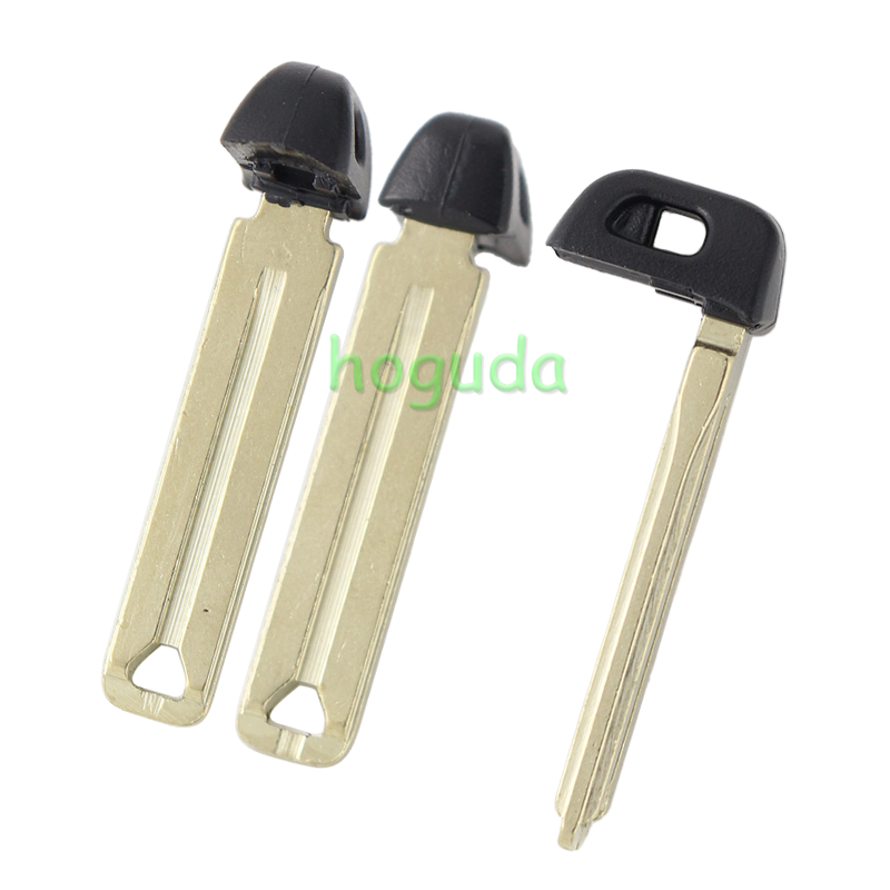 For Toyota 2 button remote key blank , the blade with two side groove (black)