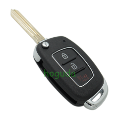 For New Hyundai 2/2+1/3/3+1 button remote key blank with HY14 left Blade