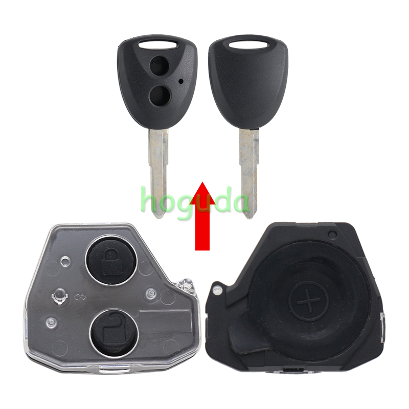 For Toyota 2 button Remote key blank