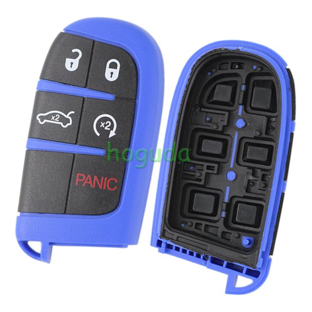 For Chrysler 4+1 button remote key shell