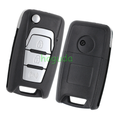 For Ssangyong Korando Actyon C200 3 button remote key with  433MHz ID60 Chip OEM PCB and AF key shell P/N: 87540-34100