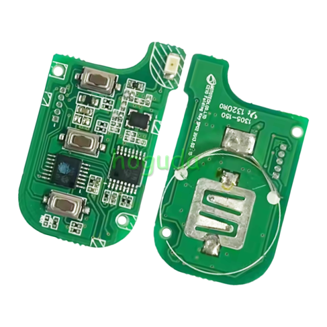 For Ssangyong Korando Actyon C200 3 button remote key with  433MHz ID60 Chip OEM PCB and AF key shell P/N: 87540-34100