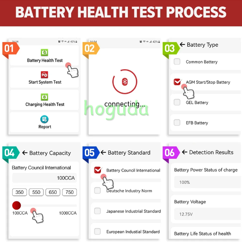 Launch BST360 Battery Tester