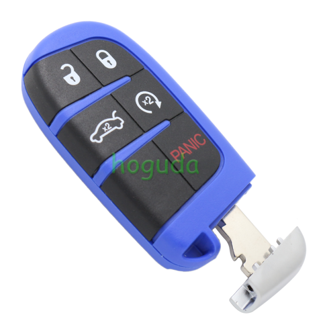 For Chrysler 4+1 button remote key shell