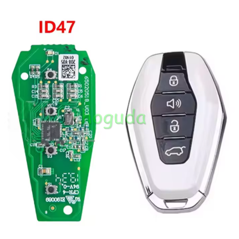 For Chery Jetour Original 3 button smart key with 47 chip NCF29AxX 433Mhz