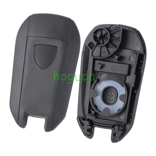 For Peugeot 3 button remote  Key Shell with HU83 407 blade EU version